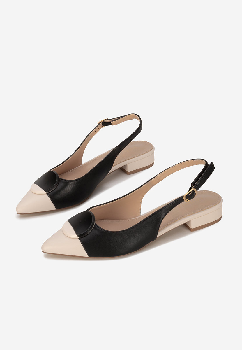 Chaussures slingback noirs Alissandra V2