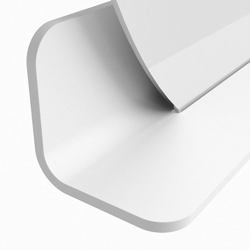 Mondiaz Spot spiegel rond Ø90cm met planchet talc