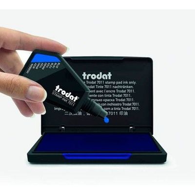 Trodat - Encre pour tampon - bleu - 28 ml
