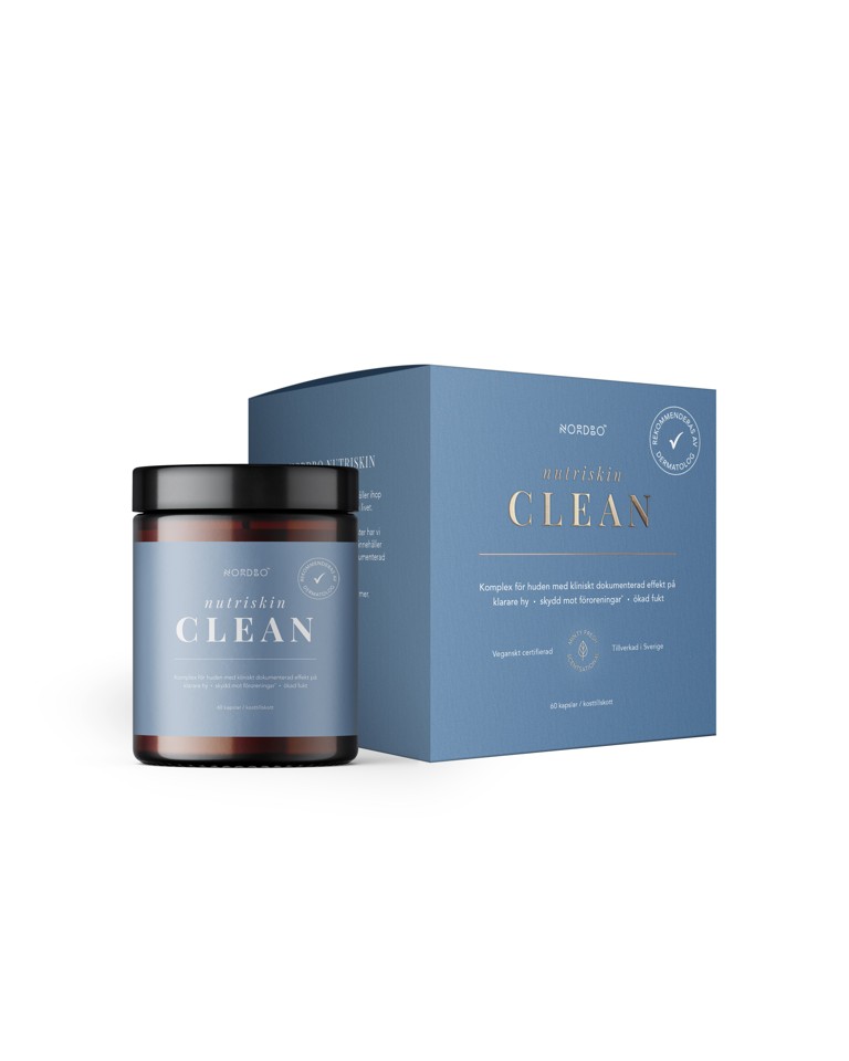 NORDBO - Nutriskin CLEAN Vegansk 60 Kapsler