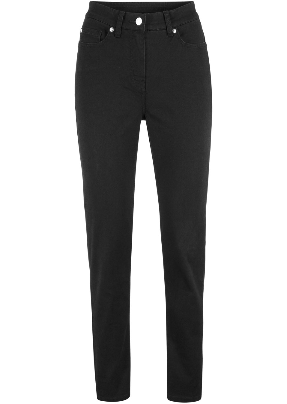 Pantalon en twill avec stretch et taille confortable, Slim Fit