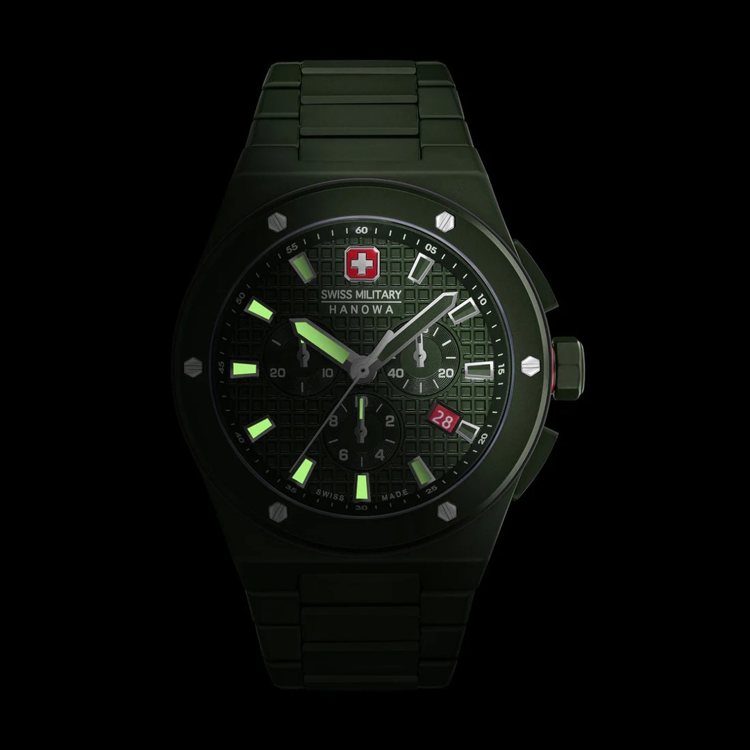 Swiss Military Hanowa Sidewinder Ceramic Grün