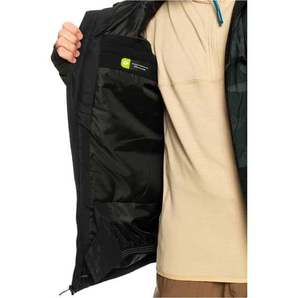 Veste snowboard QUIKSILVER MISSION PRT BL SPRAY CAMO TRUE BLACK