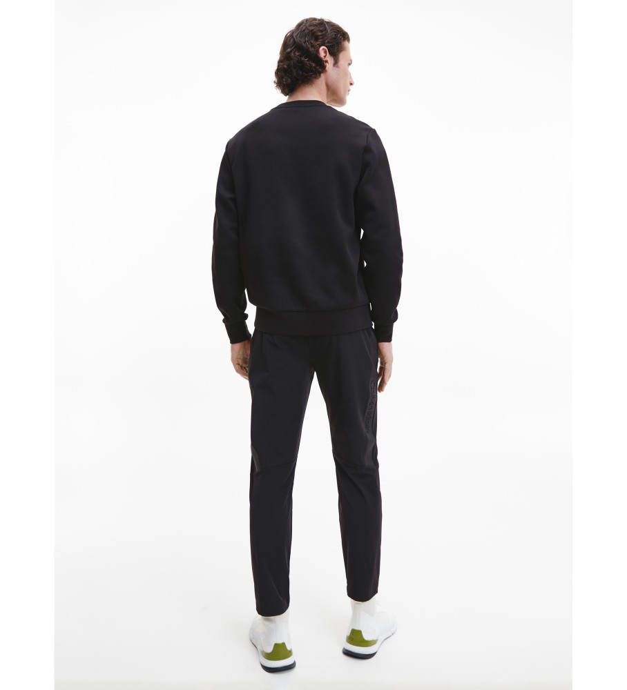 Moletom Calvin Klein em poliéster reciclado, preto