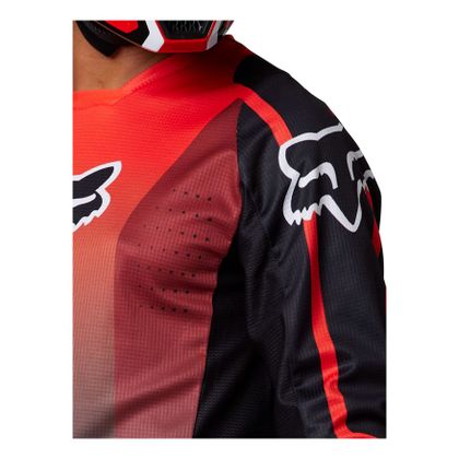 Maillot cross Fox 180 LEED 2024 - Rouge / Noir