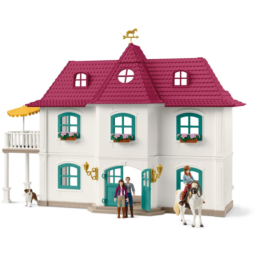 Køb Schleich Landhus Ved Søen Og Stald