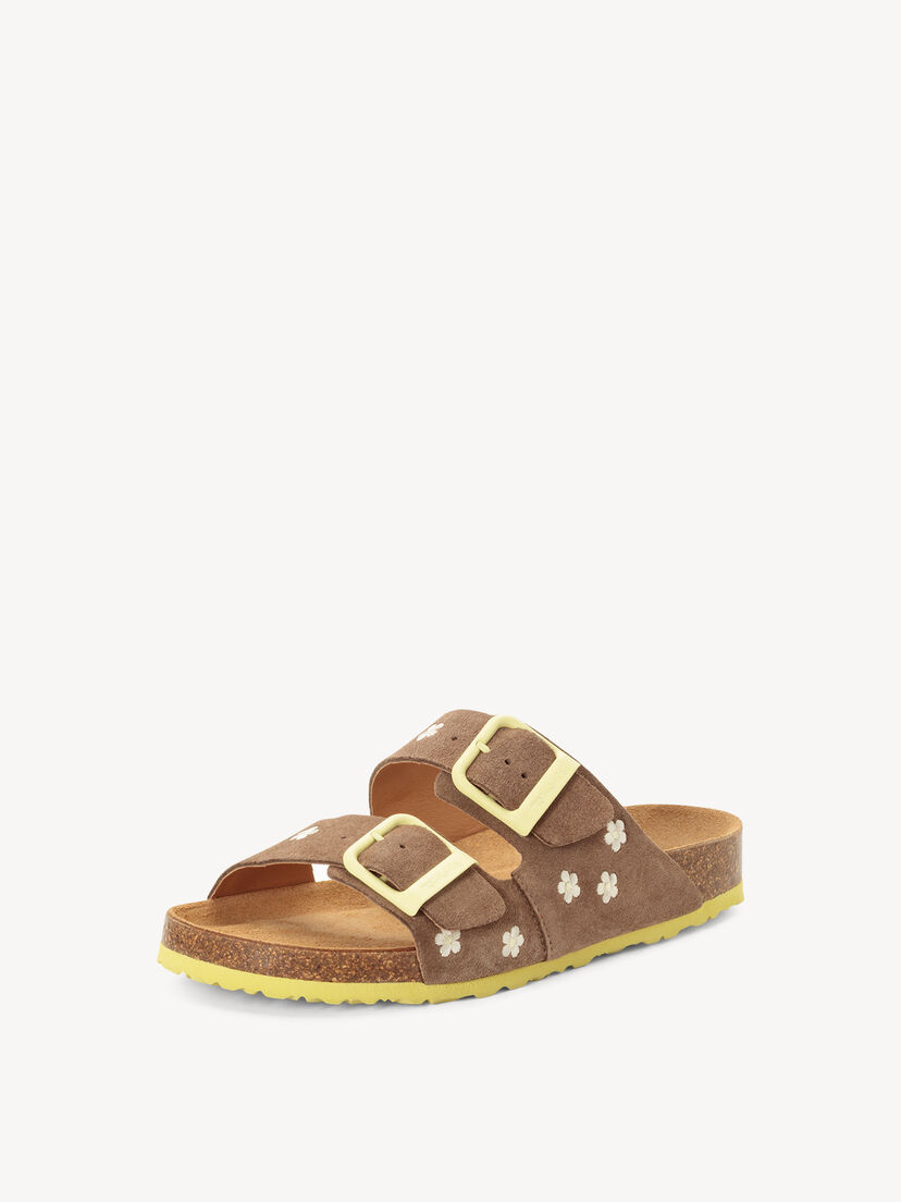 Leren Slipper - bruin