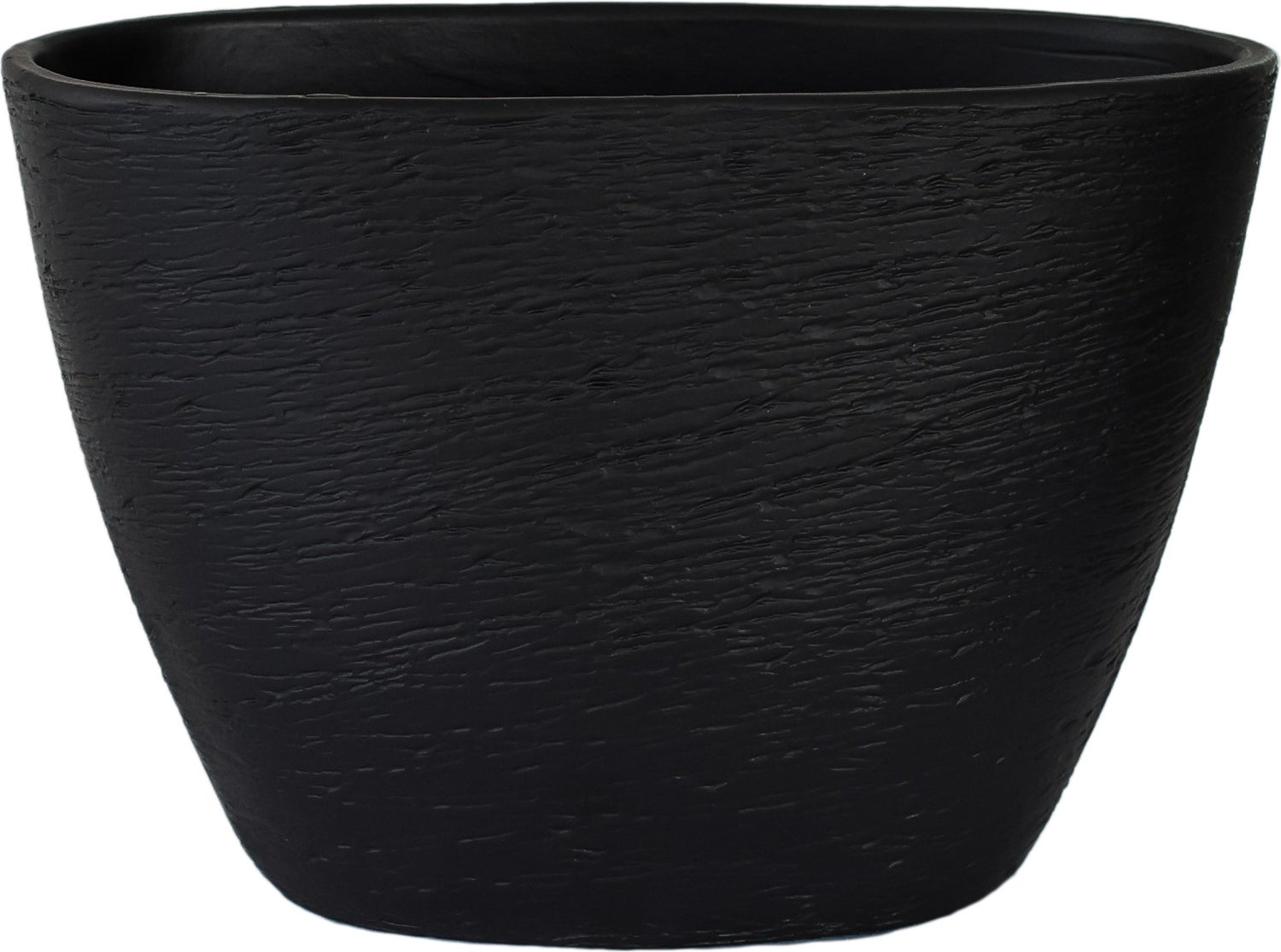 HS bloempot Osaka zwart 33 x 16 x 26 cm