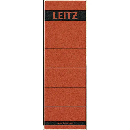 Leitz 16420025 Rückenschilder, rot