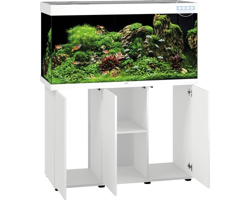 JUWEL Rio 350 SBX aquariumcombinatie met ledverlichting, verwarming, filter en witte kast
