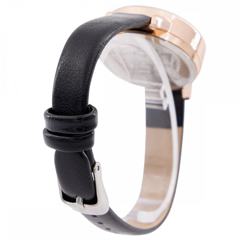 Montre Femme GIORGIO bracelet Cuir Noir