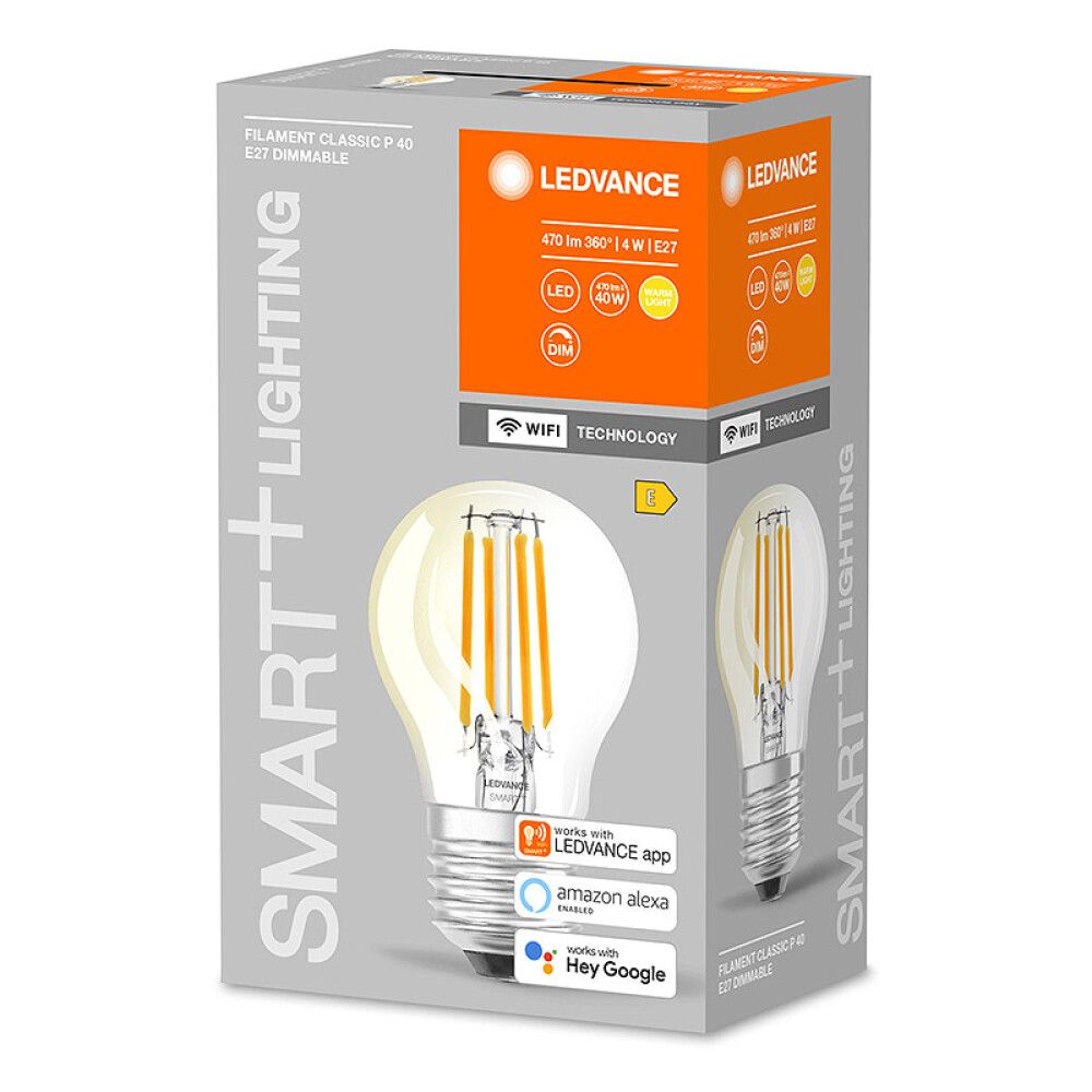 LYSPÆRE LEDVANCE LED SMART+ WIFI CLP E27 470LM 4W DIMBAR