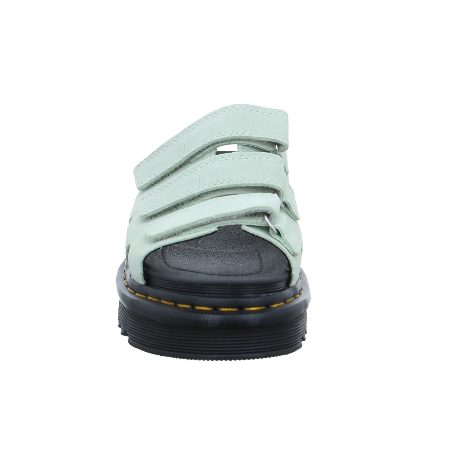DR. MARTENS Pantolette Grün Leder