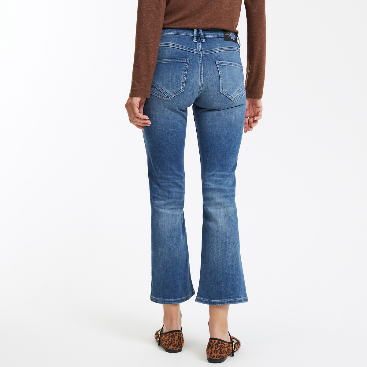 FREEMAN T. PORTER<br>Calça jeans cropped Rechte