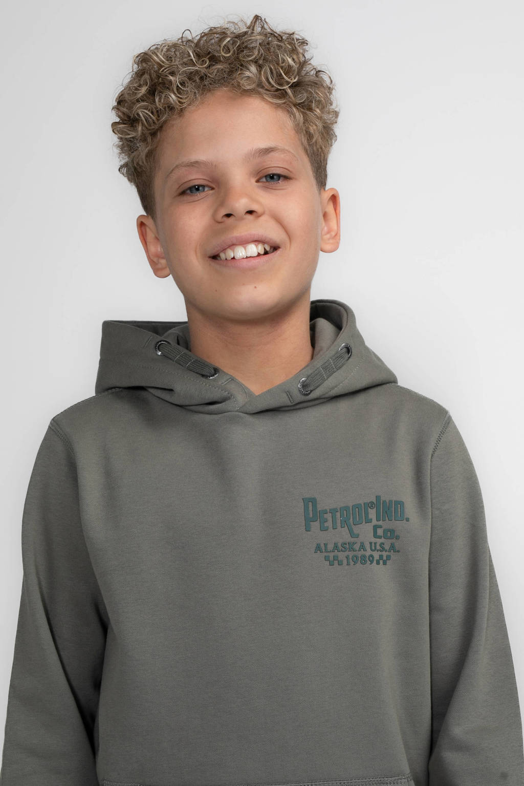 Petrol Industries hoodie groen