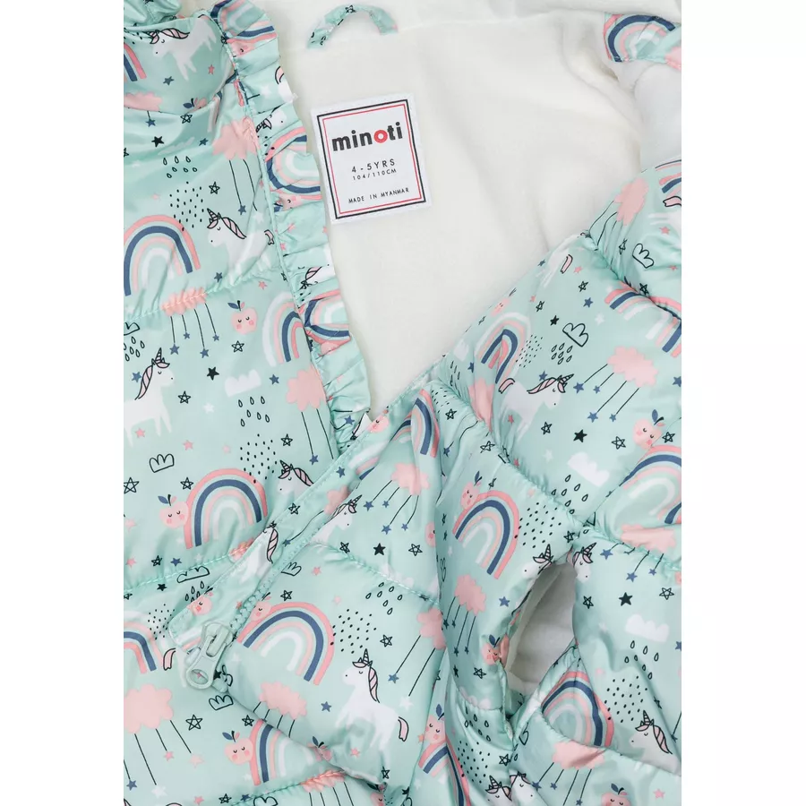 MINOTI Winterjacke Aquamarin