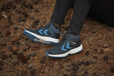 Hummel Root Tex Jr Sneakers, Black/Blue