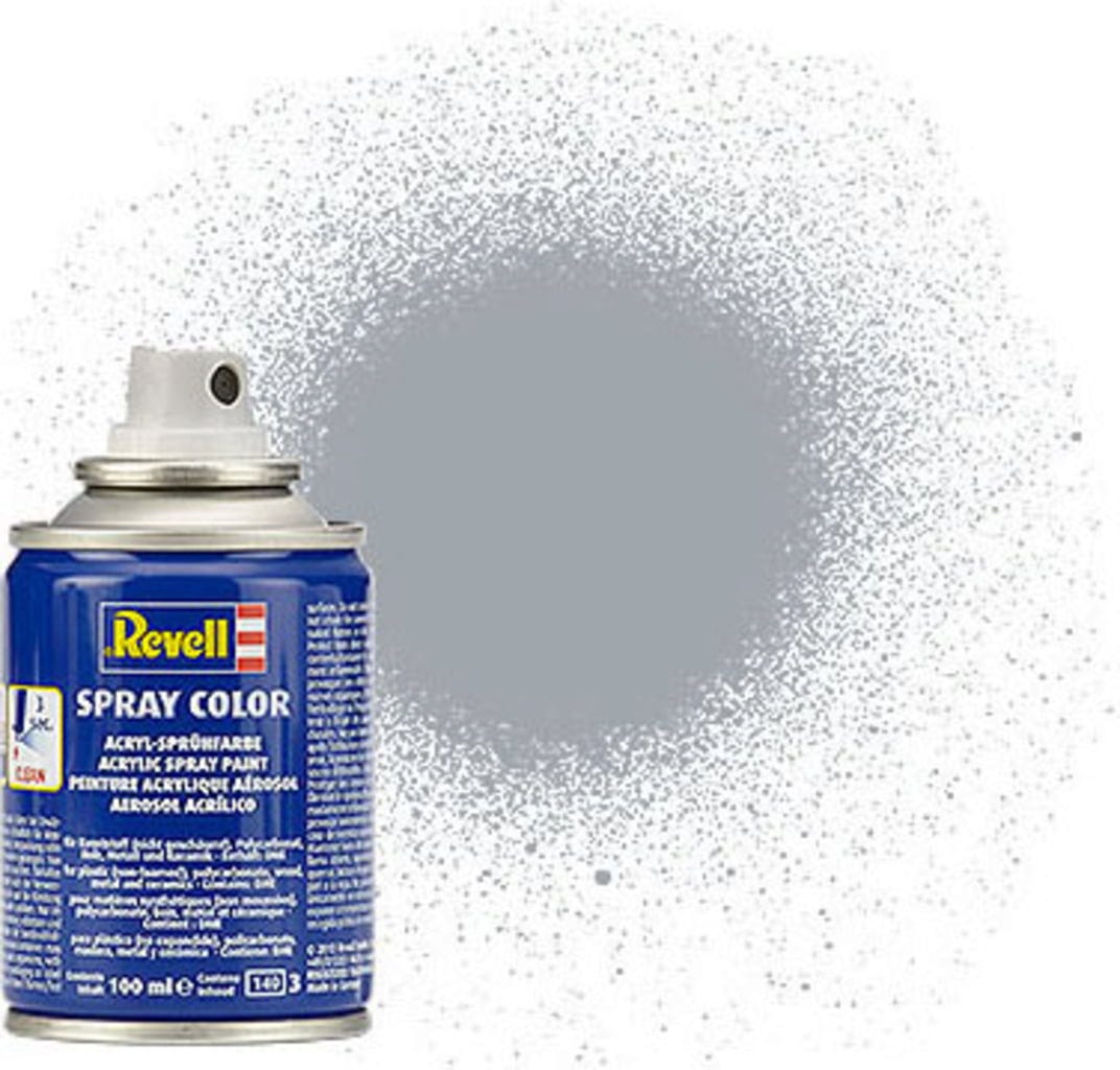 Revell  Spray silber, metallic, 100 ml    Sprühlack für viele verschiedene Materialien