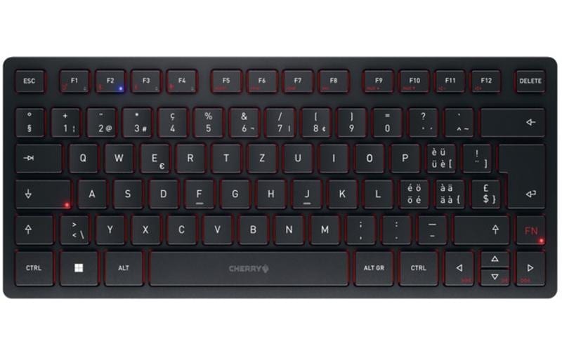 Funk-Tastatur KW 9200 MiniWiederaufladbare Multi-Device Kompakttastatur mit 2.4 GHz Funk-, Bluetooth 5.0- und Kabelverbindung