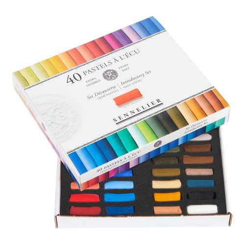 SENNELIER PASTELS À L'ÉCU Künstler-Pastellkreiden, Karton-Etuis