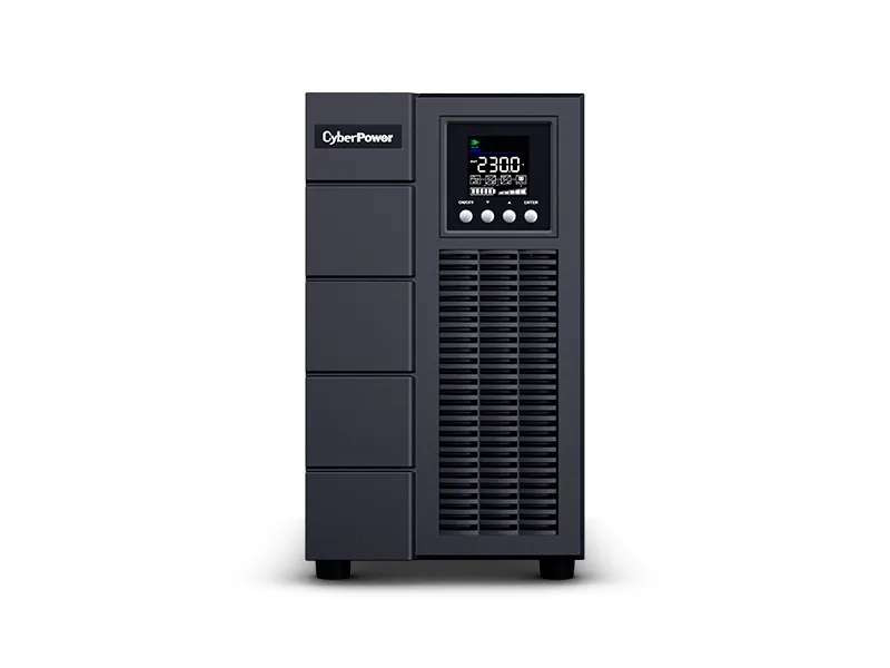 CyberPower Online S Series OLS3000EA - UPS - AC 230 V - 2700 Watt - 3000 VA - 9 At - RS-232, USB - output-stikforbindelser: 8 - aktiv PFC - sort