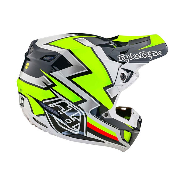 Troy Lee Designs - Casque SE5 Composite Ever Jaune fluo / Gris / Noir