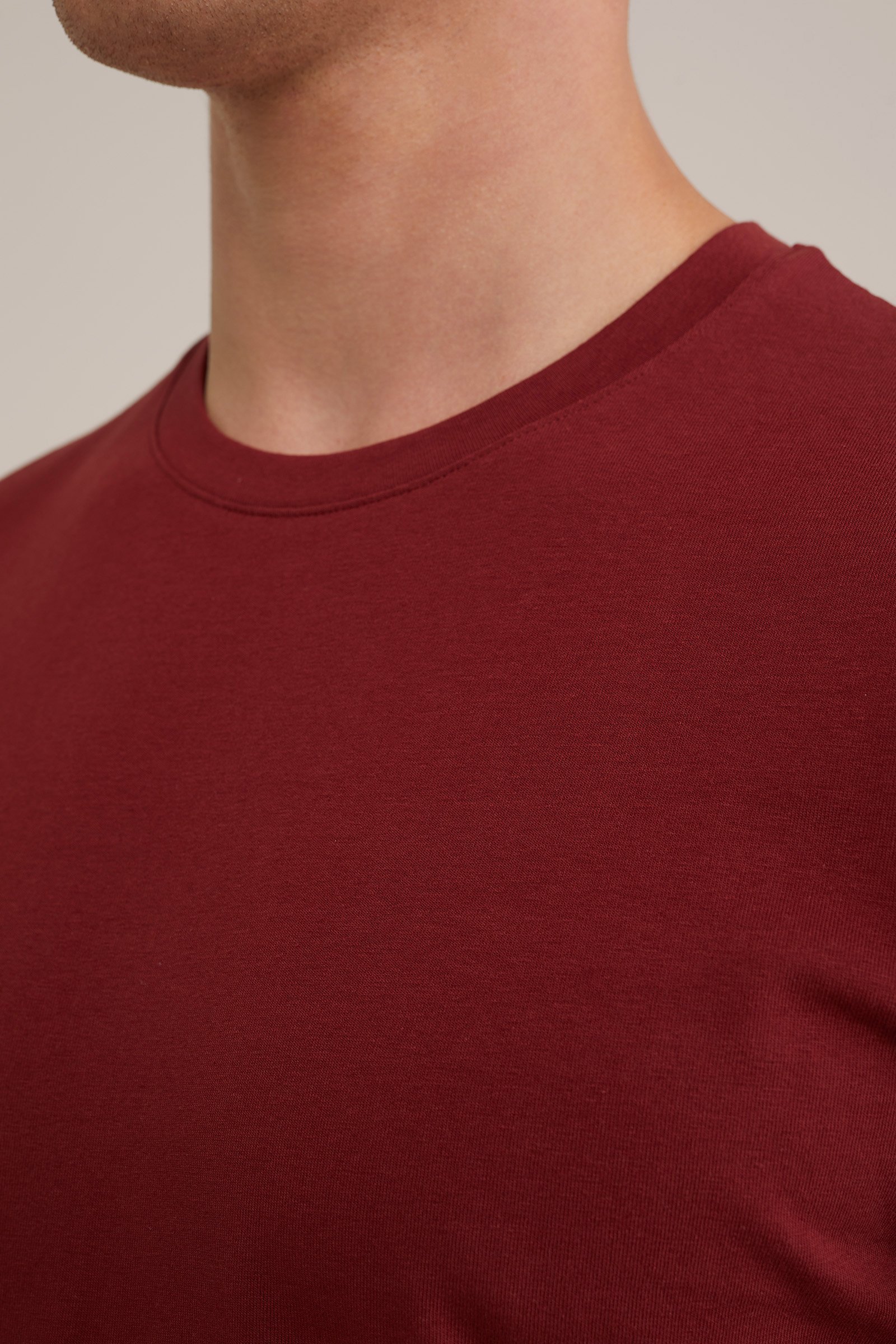 T-shirt WE Fashion Donkerrood