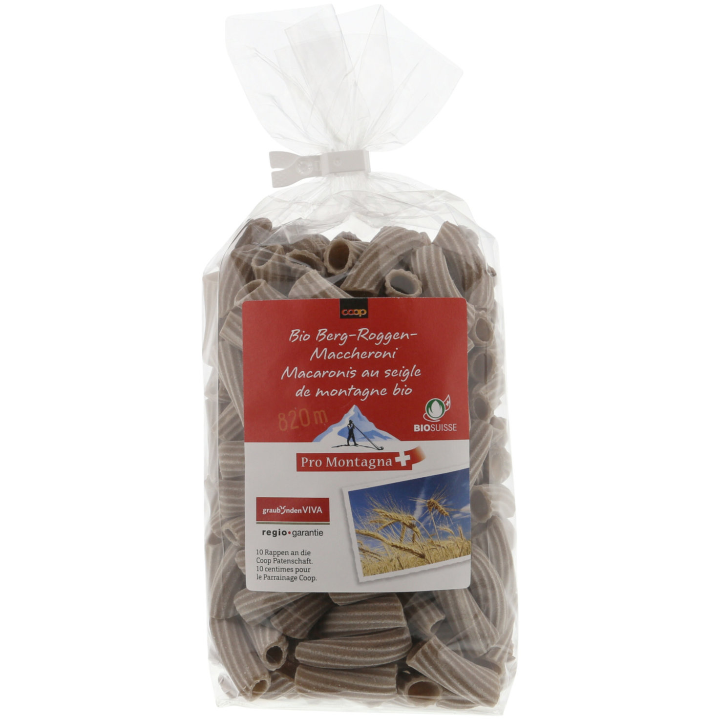 Pro Montagna Bio Roggen-Maccheroni