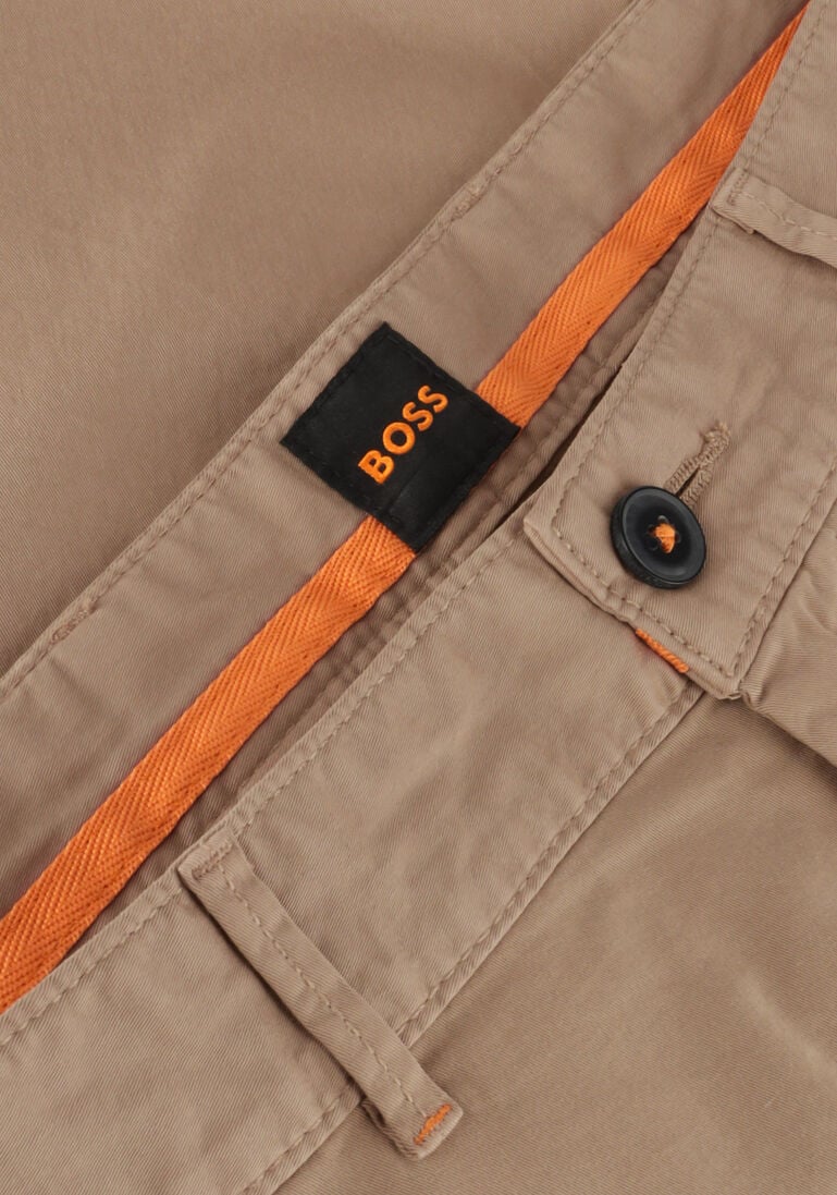 BOSS beige boss korte broek chino-slim-short