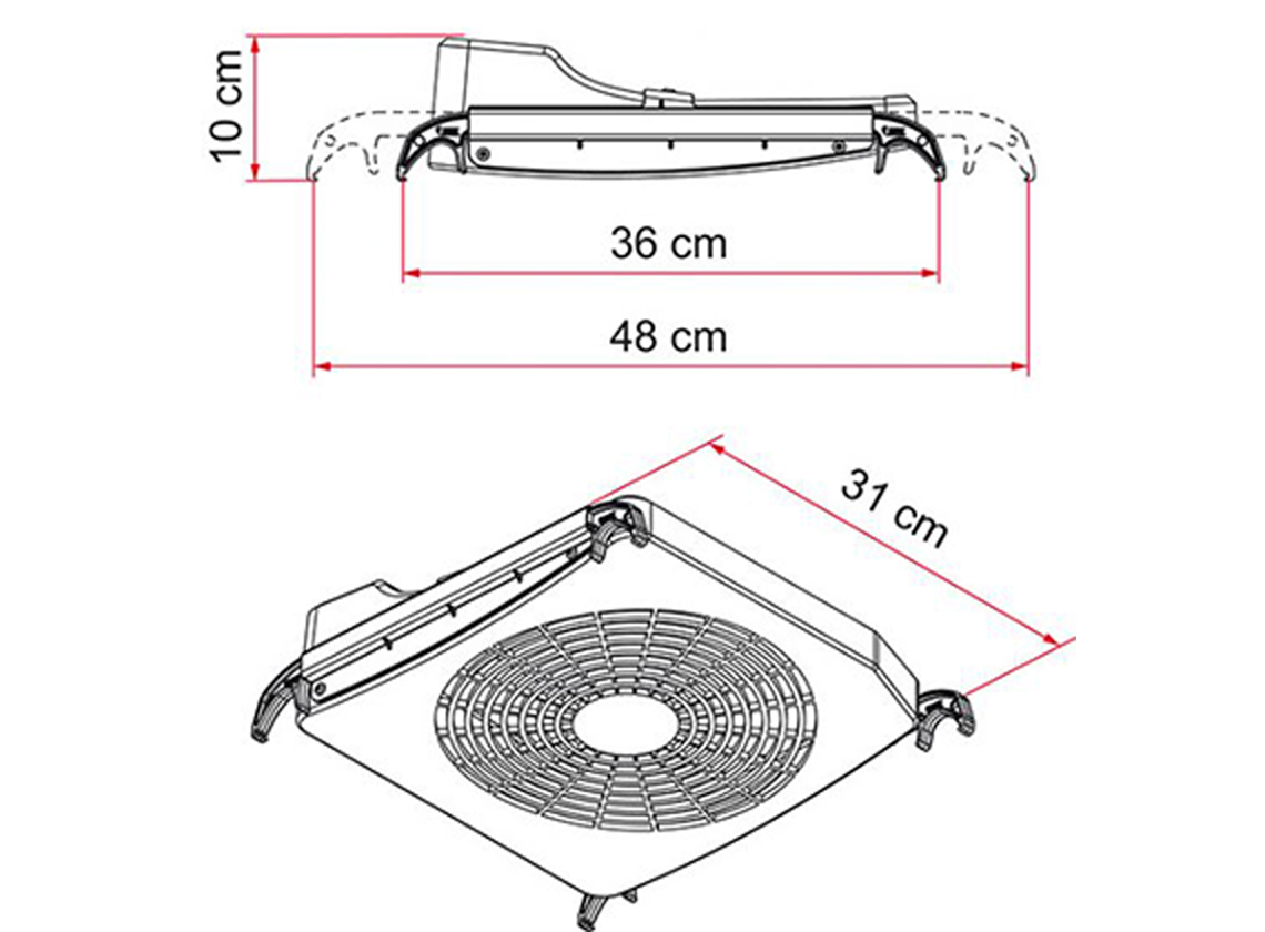 Fiamma Turbo Kit dakluik ventilator