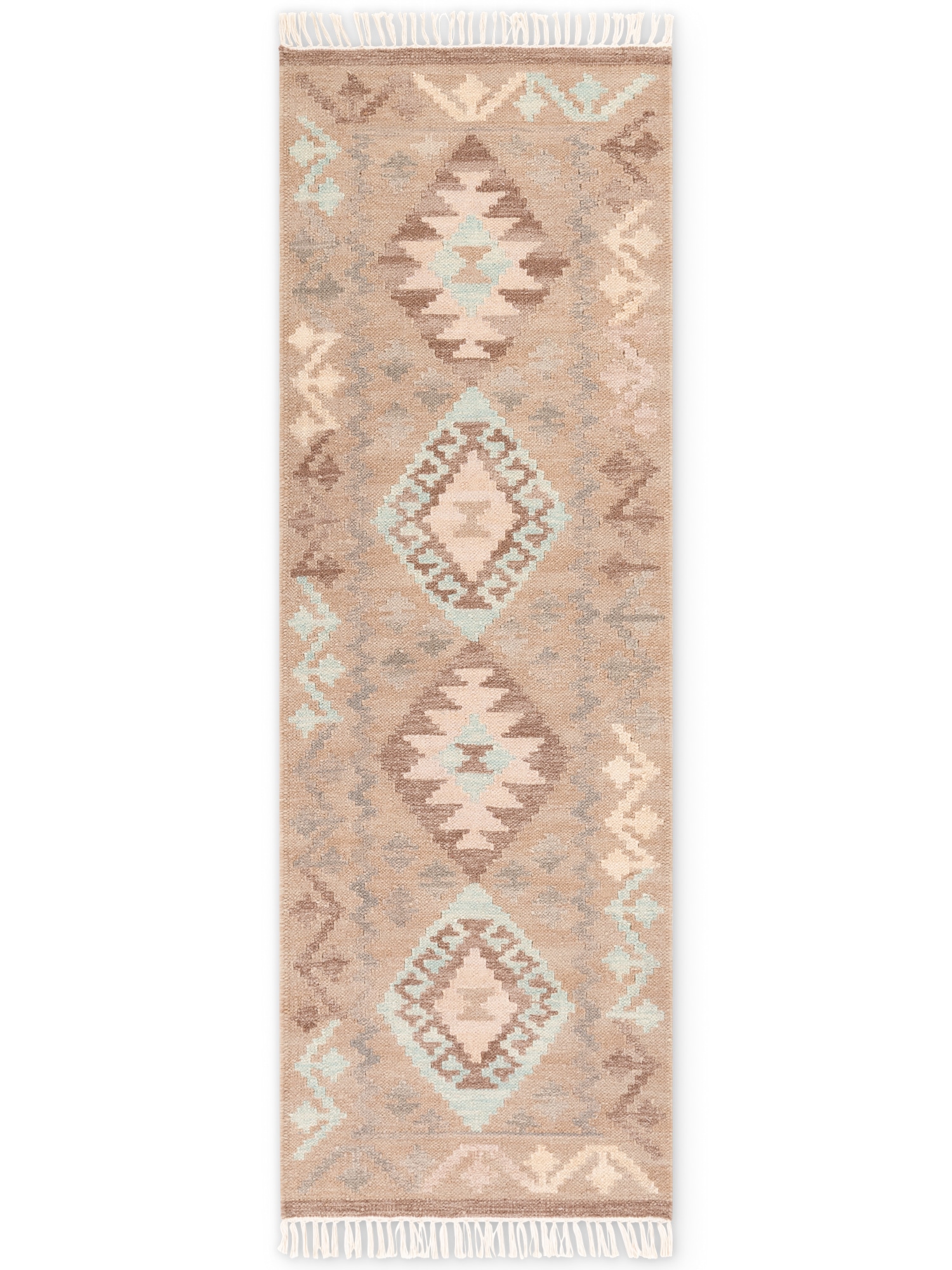 HANSE Home Teppich »Kelim Dune« rechteckig 3 mm Höhe Wolle, Baumwolle, Natur, Handgewebt, orientalisch, Boho, traditionell