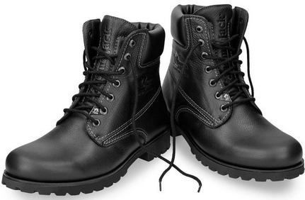 Panama Jack - Hoge Veterschoenen - Zwart - Synthetisch - Rubber