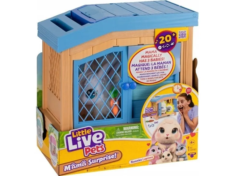 LITTLE LIVE PETS MAMA SURPRISE BUNNY PLAYSET