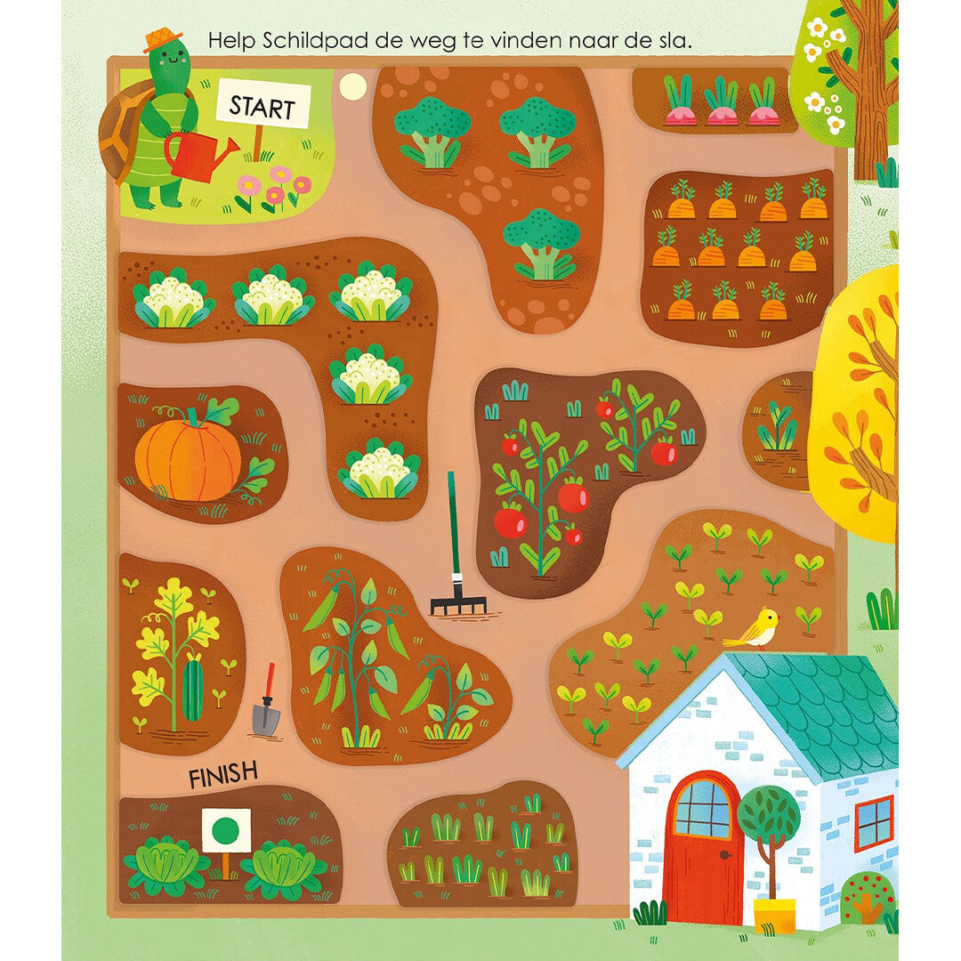 Uitgeverij usborne volg met je vinger doolhoven