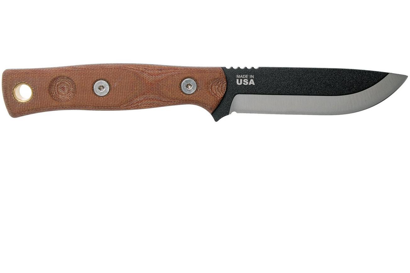 TOPS Fieldcraft 3.5 Mini BROS, Brown Micarta MBROS-01 bushcraftmes