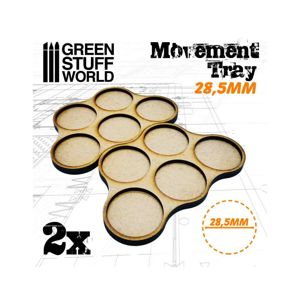 Plateaux de Mouvement MDF 28,5mm x5 - Horde