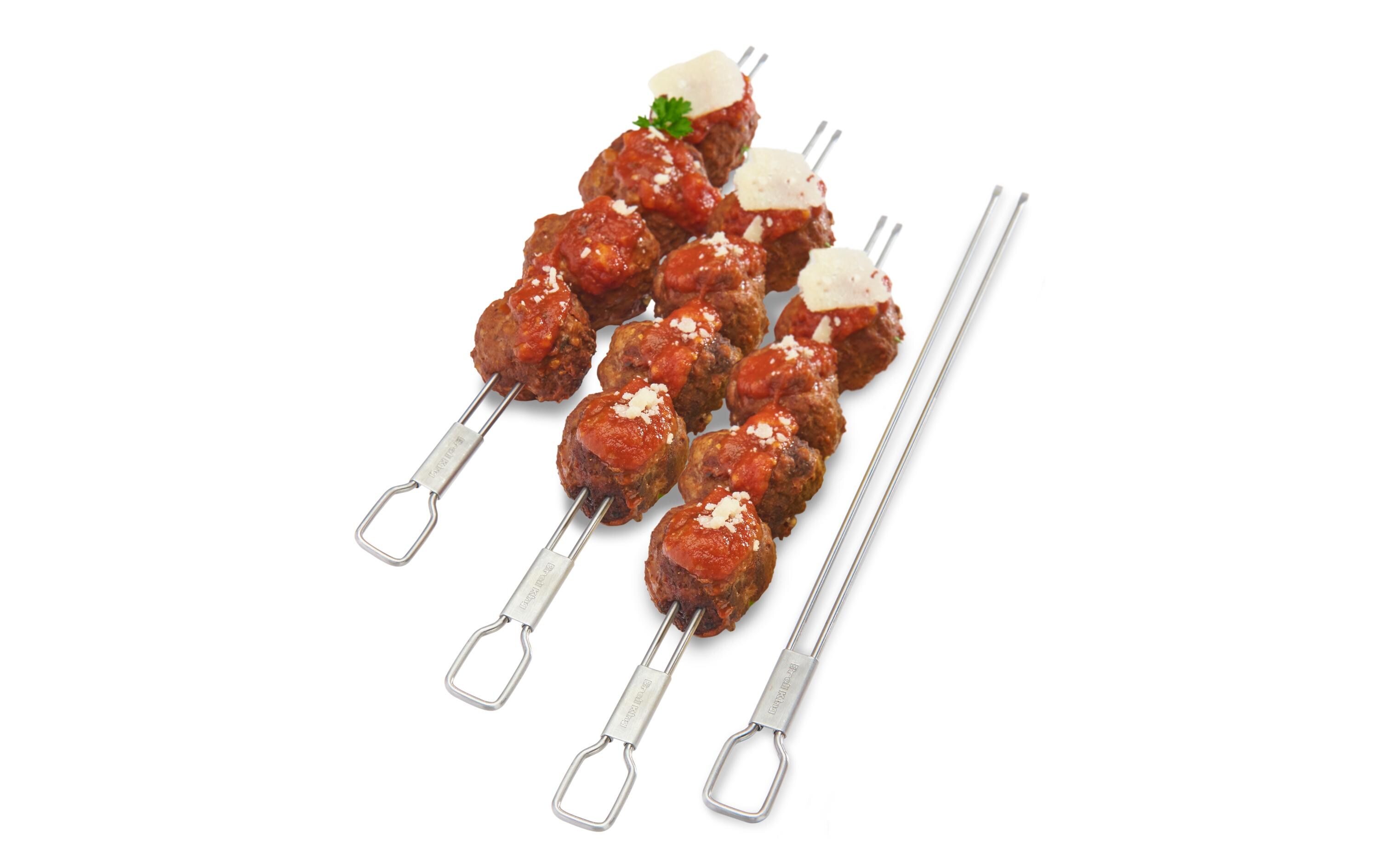 Doppelspiess-Set, 30.5 cm, 4 StückGrillspiesse