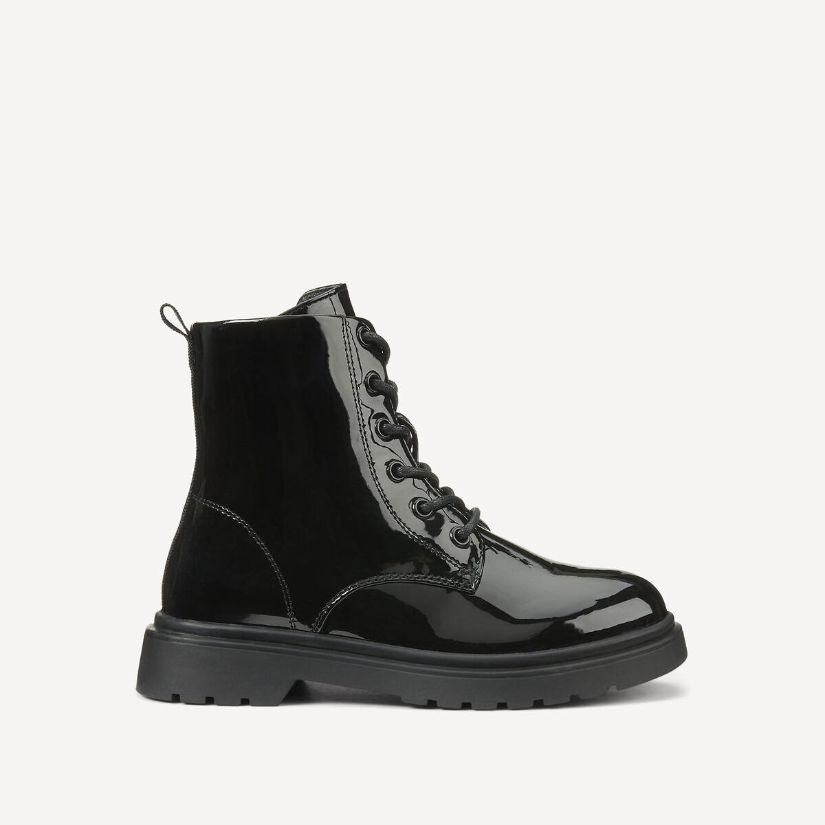 COLEÇÃO LA REDOUTE<br>Botas de verniz rendado