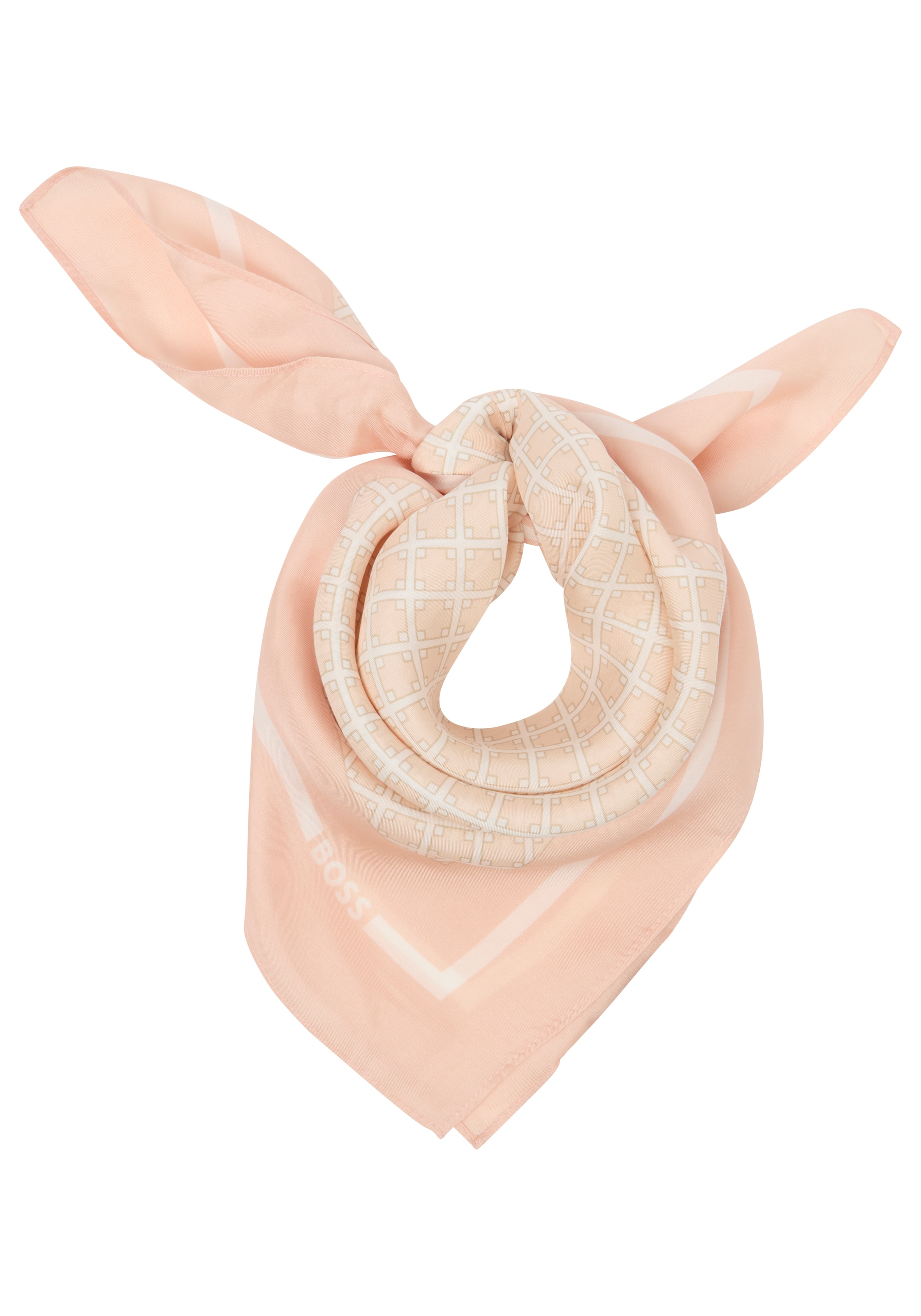 BOSS Seidentuch »Vincency 60*60« mit Allover-Muster