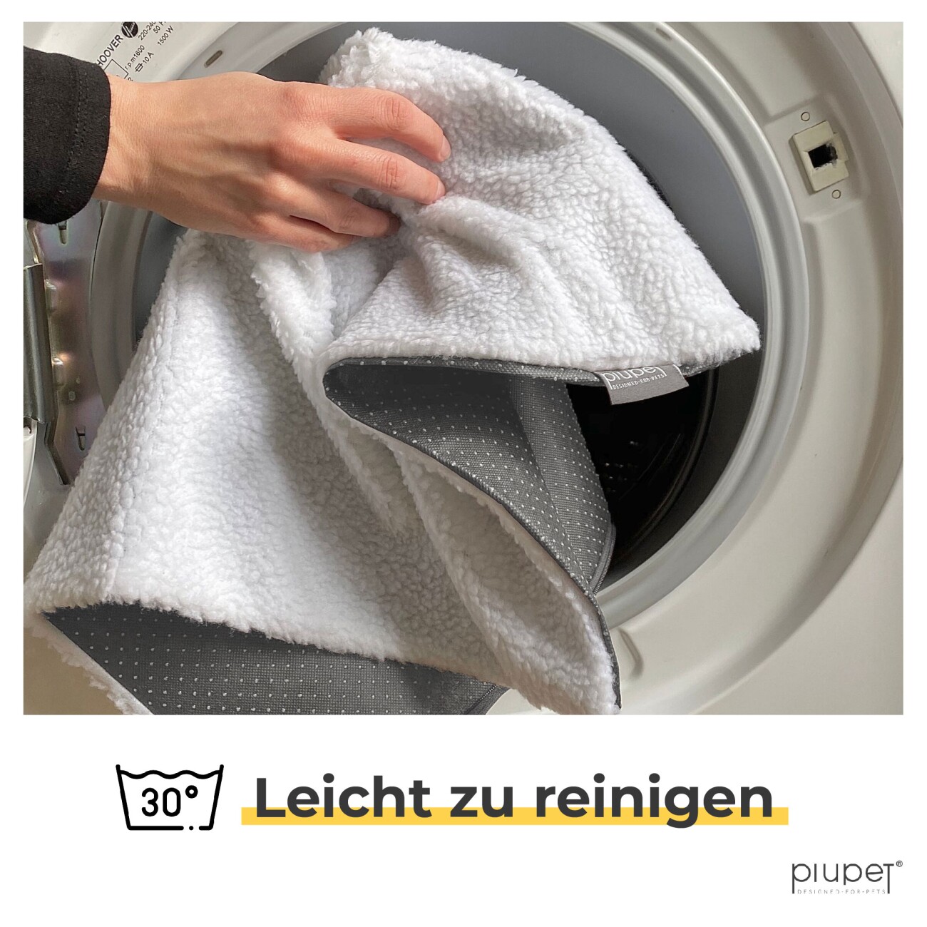 PIUPET Selbstheizende Hundedecke beige