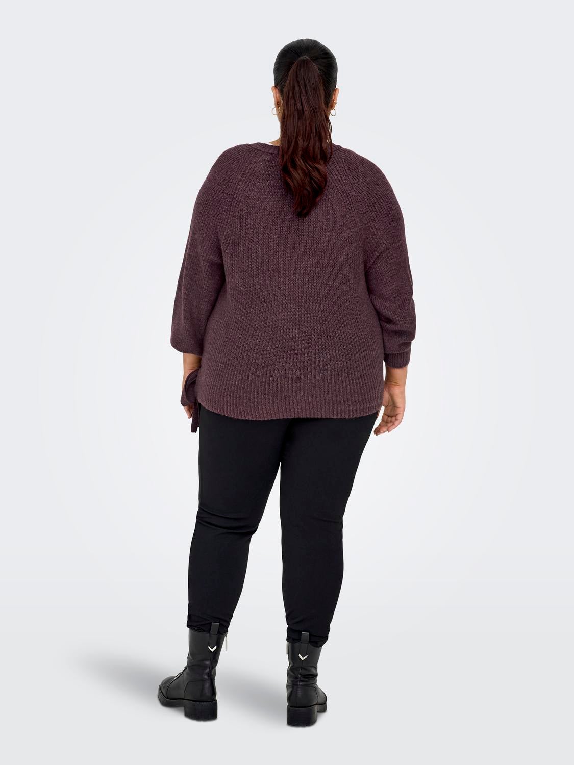 CARJADEI Strickjacke Rose Brown