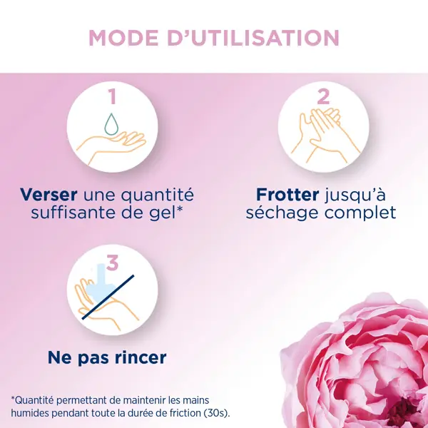 Baccide Désinfectant Gel hydroalcoolique Parfum Pivoine(1) 300ml