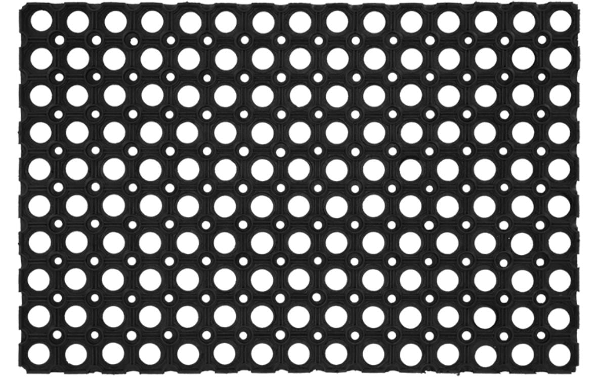 Fussmatte Gummi Ringe 40 cm x 60 cmTürmatte aus Gummi