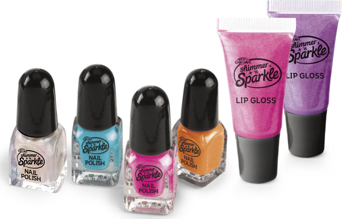 Shimmer N Sparkle - Light Up Beauty Studio Makeup Sæt Til Børn