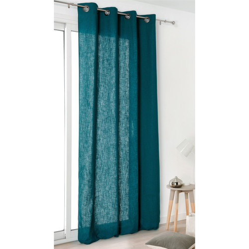 Linder - TOILE ASP.LIN - Bleu canard
