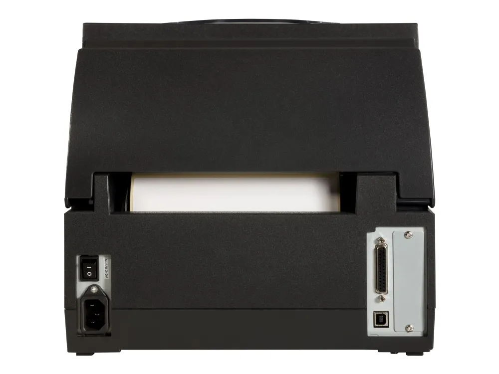 Citizen CL-S6621 - Etiketprinter - direkte termisk/termisk overførsel - Rulle (17,8 cm) - 203 dpi - op til 150 mm/sek. - USB 2.0, seriel - skærer - sort