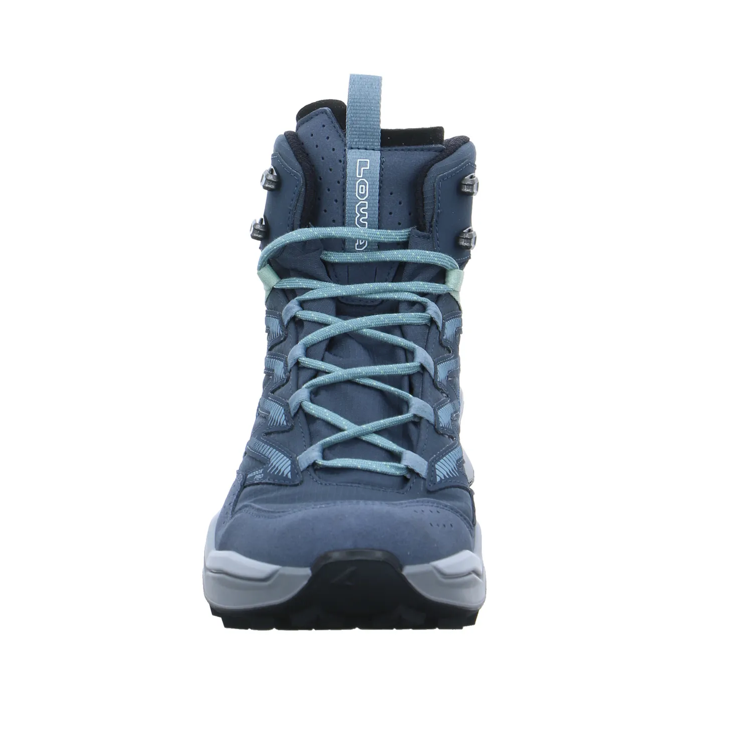 LOWA Wander- Bergschuh Damen Blau Lederimitat  Gore-Tex