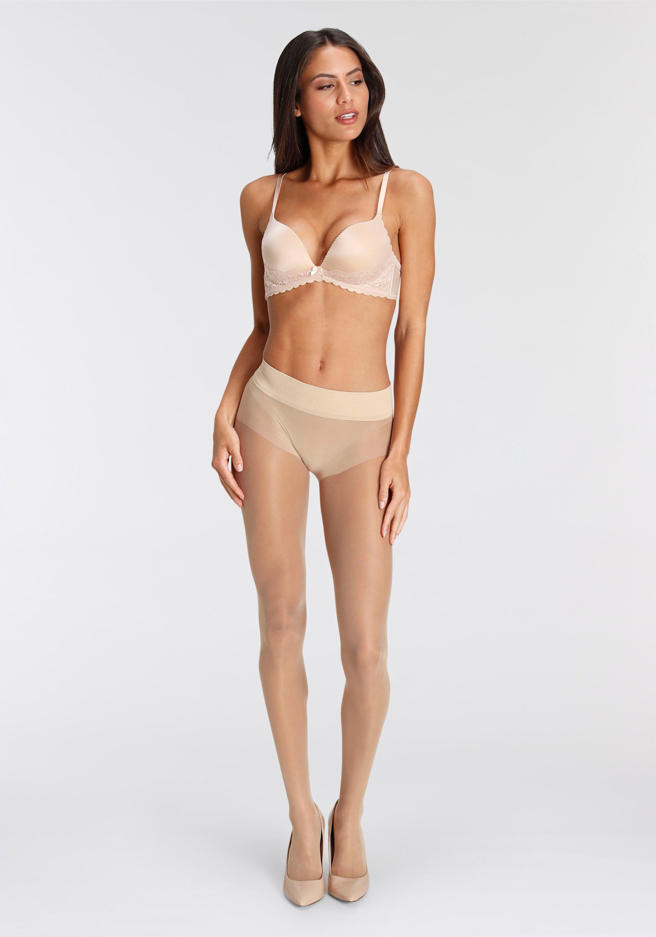 LASCANA Feinstrumpfhose in powder