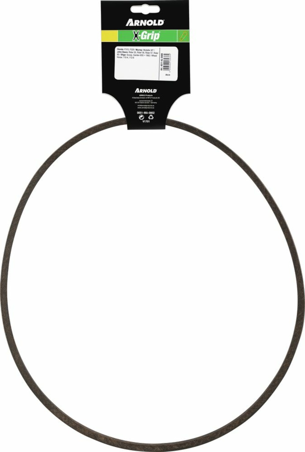 Courroie trapézoïdale x-grip v de type 4l480