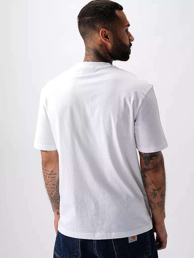 HUGO T-Shirt NICO weiss